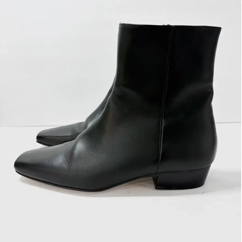 Flattered Rami Black Leather Boots - Picture 4 of 10